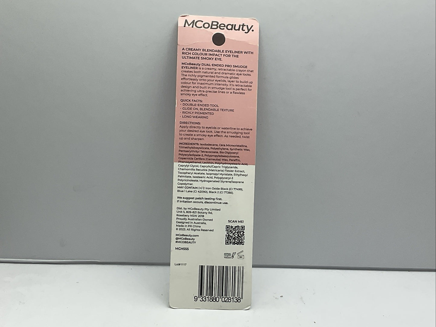 MCobeauty Dual-Ended Pro Smudge Eyeliner - Black