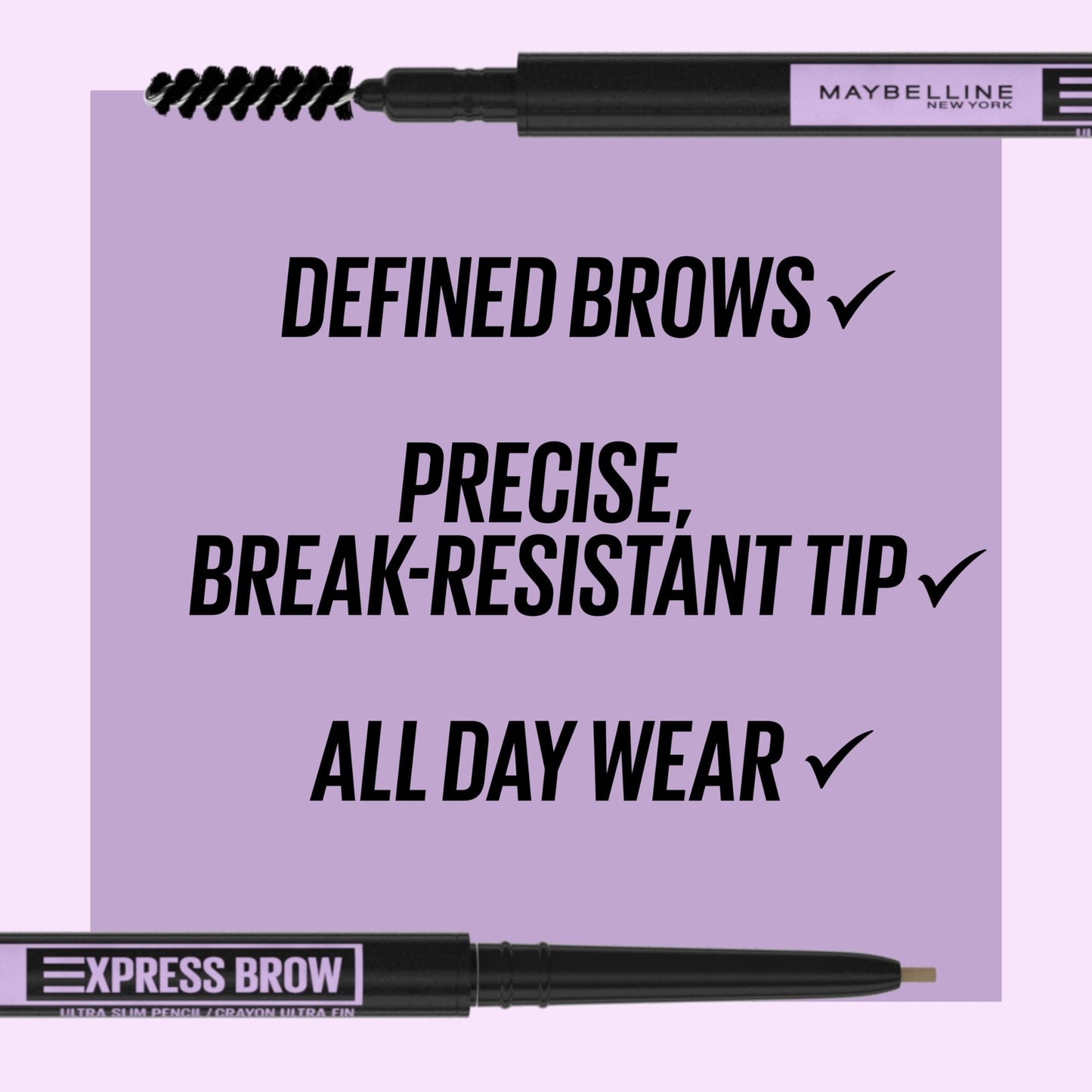 Maybelline Brow Ultra Slim Pencil - 260 Deep Brown