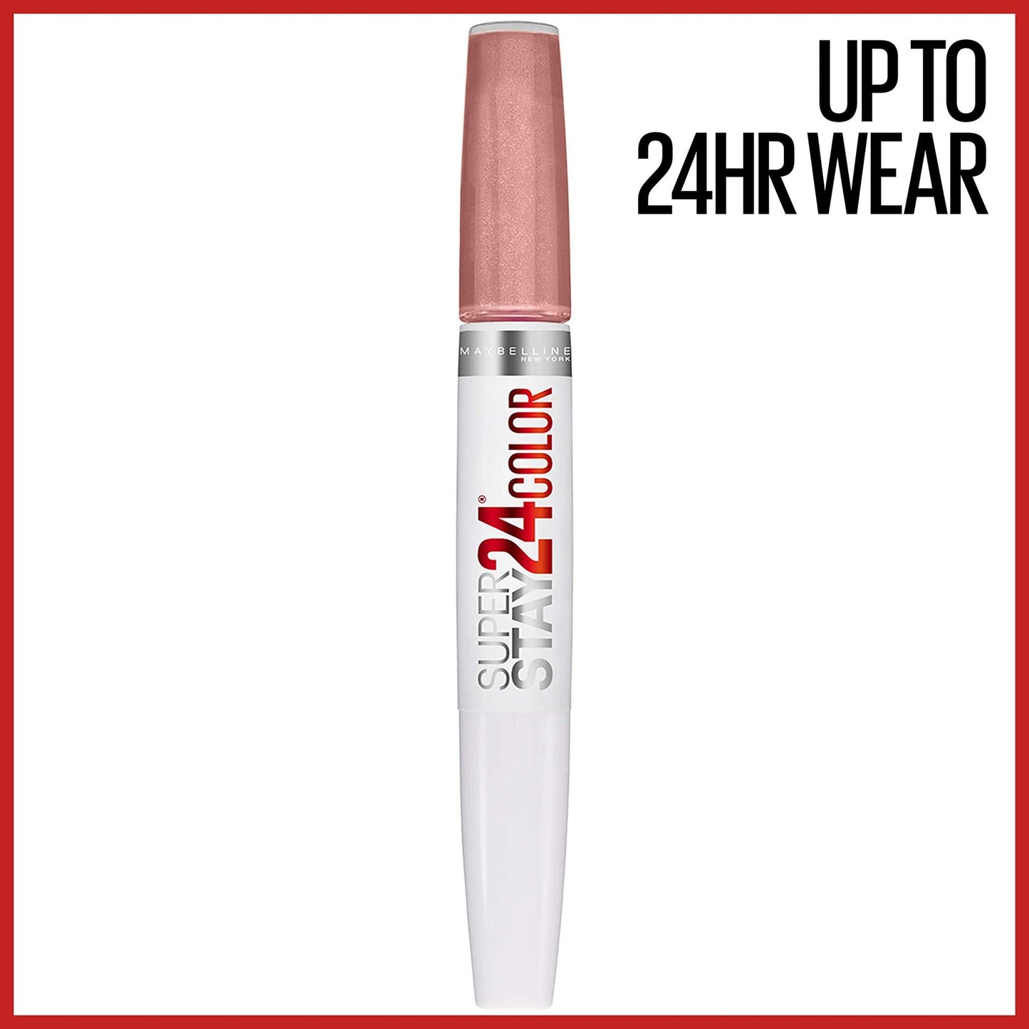 2 PACK - Maybelline Super Stay 24HR Liquid Lipstick - 136 Constant Toast