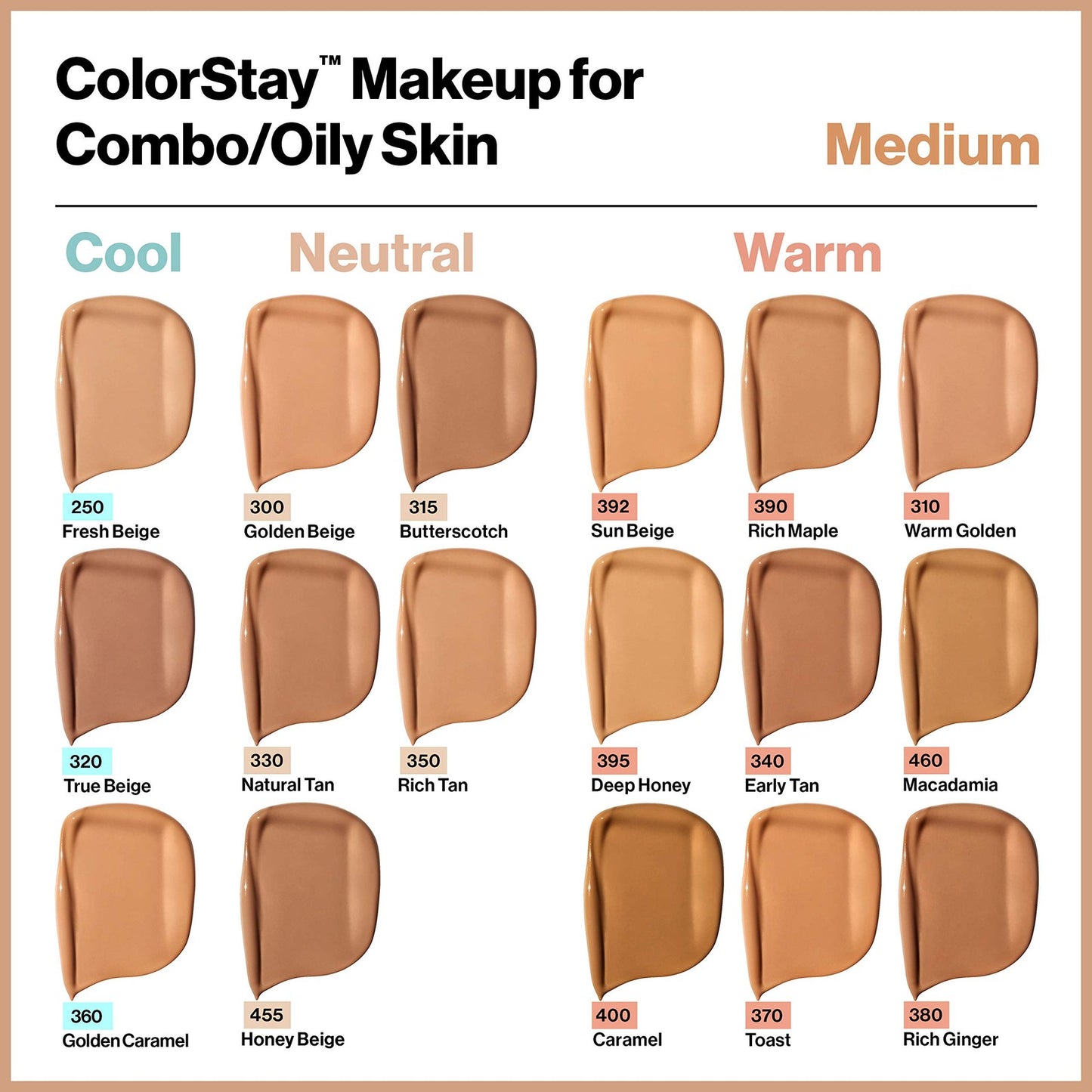 Revlon ColorStay 24Hrs Combination Oily Matte Foundation - 500 Walnut