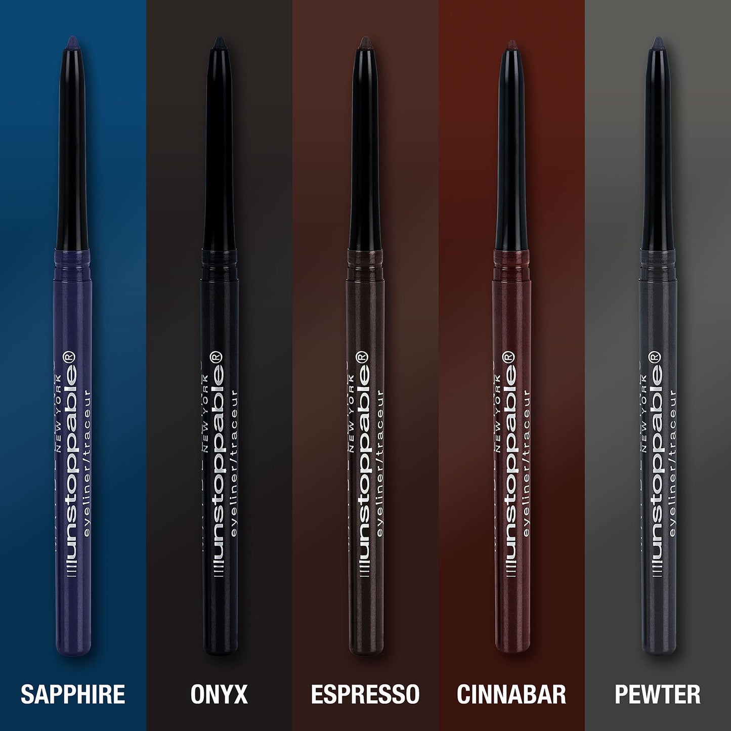 3 Pack - Maybelline Unstoppable Mechanical Eyeliner Pencil - 704 Cinnabar