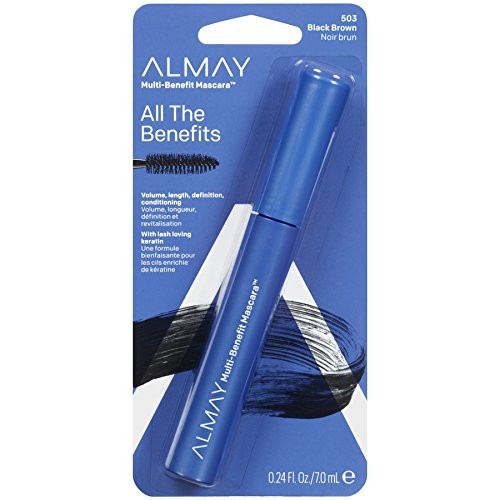 3 PACK - Almay Multi-Benefit Mascara #503 BLACK BROWN 0.24 fl oz