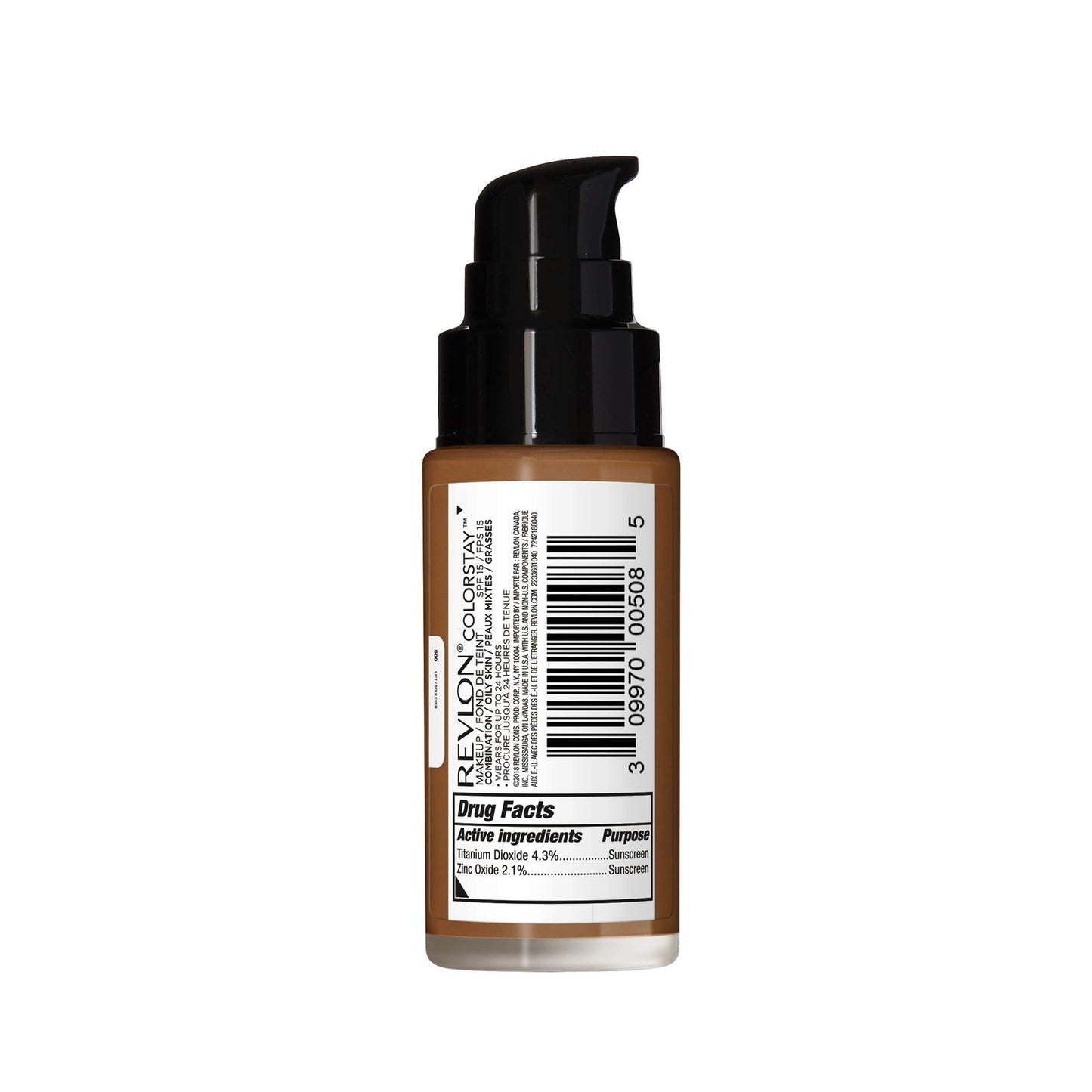 Revlon ColorStay 24Hrs Combination Oily Matte Foundation - 500 Walnut