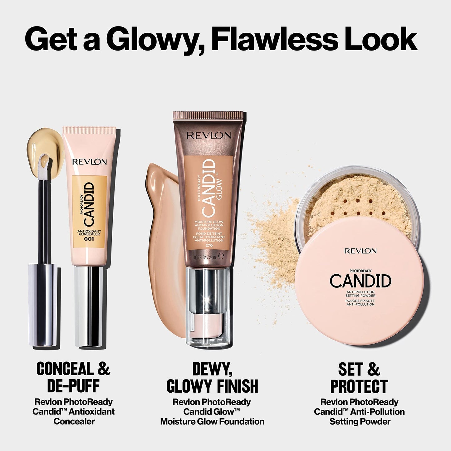 Revlon PhotoReady Candid Moisture Glow Foundation 340 True Beige