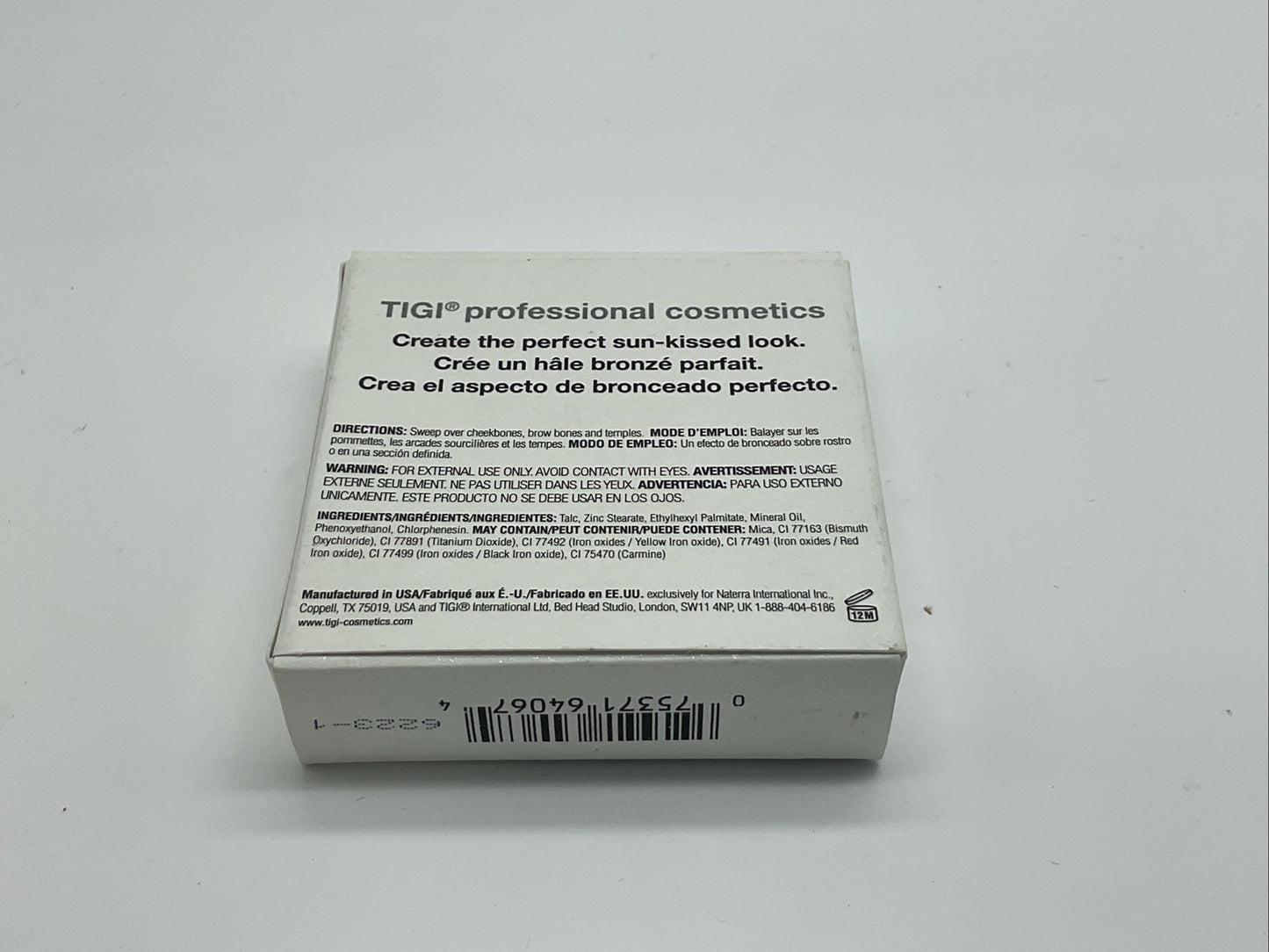 TIGI Cosmetics Bronzer 0.37 Oz - Glamour