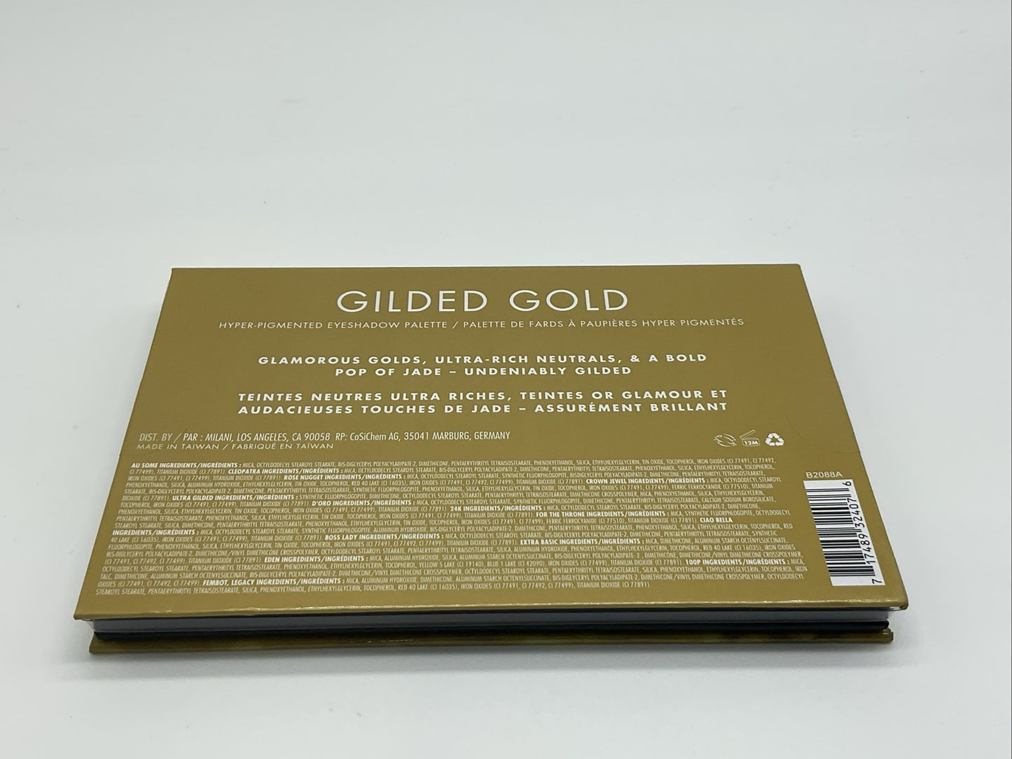 Milani Hyper Pigmented Eyeshadow Palette 0.32 oz - Gilded Gold