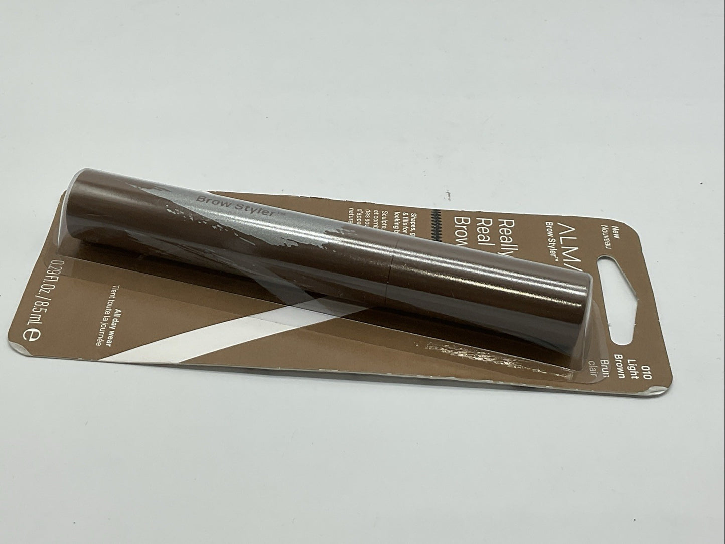 Almay Really Real Brows Eyebrow Mascara 0.29 oz - Light Brown