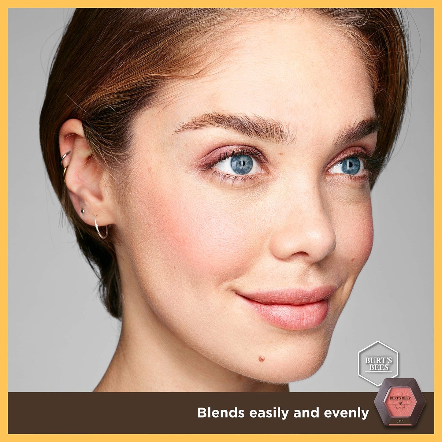 Burt's Bees 100% Natural Blush with Vitamin E - 1213 Velvet Wine