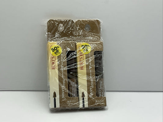 2 PACK - Burt's Bees Power Brow Gel 0.1 oz - 1705 Ash Blonde