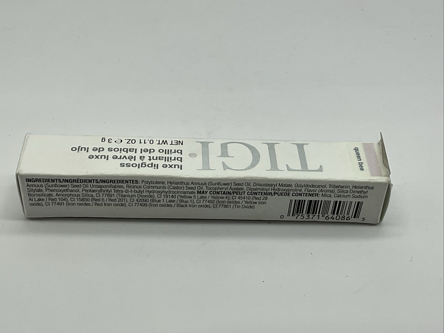 TIGI Luxe Lipgloss Professional Cosmetics 0.11oz - Queen Bee