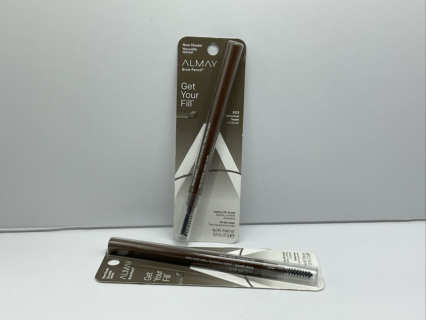 Lot of (2) Almay Get Your Fill Brow Pencils - 803 Universal Taupe - Set Of 2