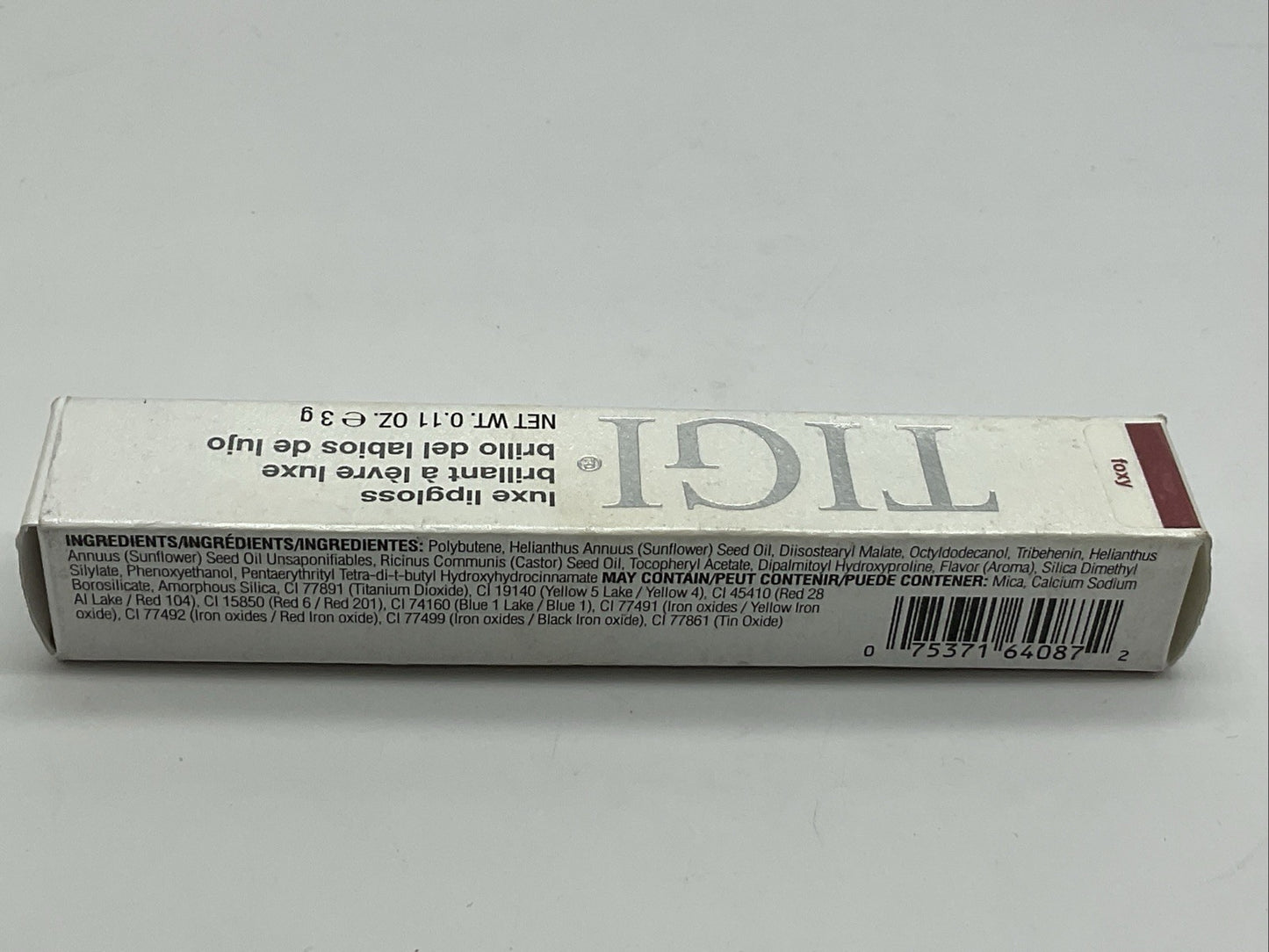 TIGI Professional Cosmetics Luxe Lip Gloss 0.11oz - Foxy