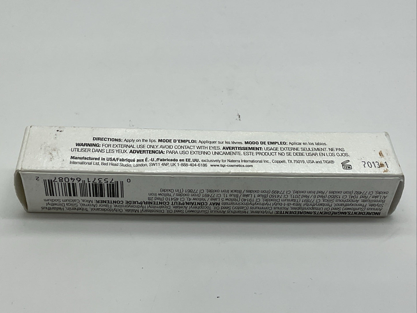 TIGI Professional Cosmetics Luxe Lip Gloss 0.11oz - Foxy