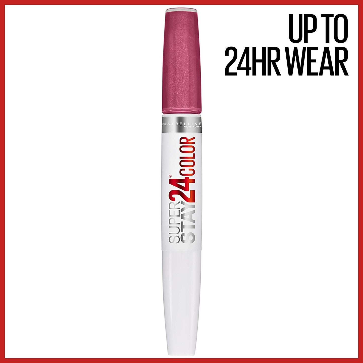 2 PACK - Maybelline Super Stay 24 HR Lip Color - 045 Wear on Wildberry