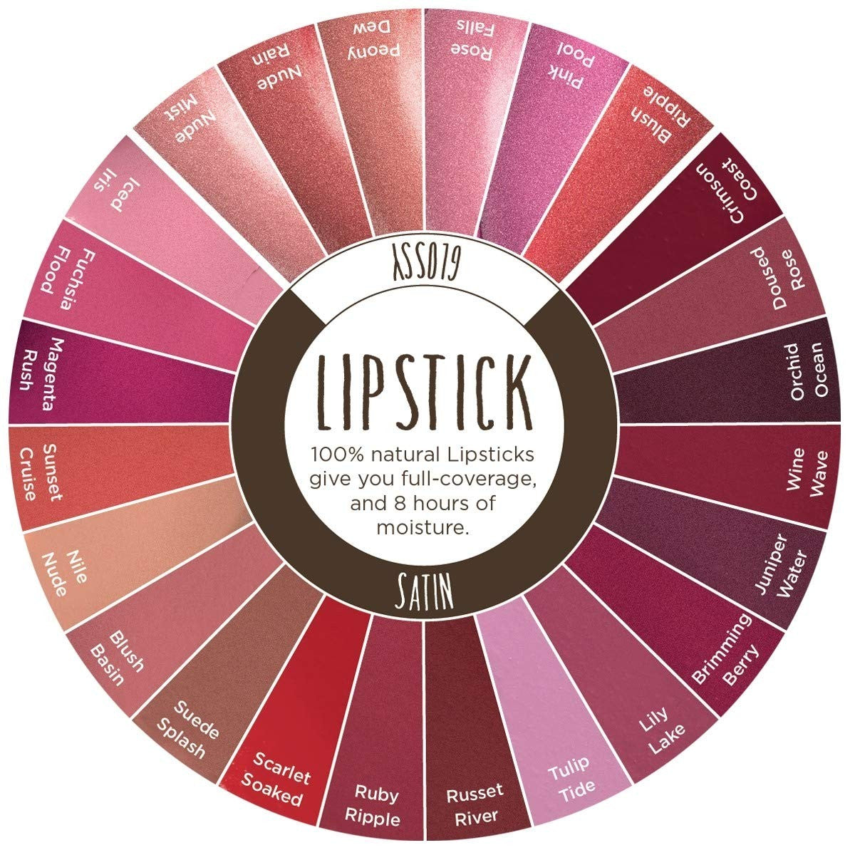 Burt's Bees Lipstick SMuted Pink Sheer Moisture Natural Glossy - 515 Tulip Tide