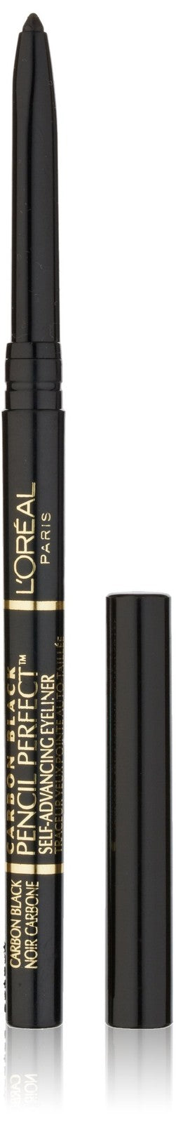 L'OREAL PENCIL PERFECT SELF-ADVANCING EYELINER-190 CARBON BLACK-PACK OF 2