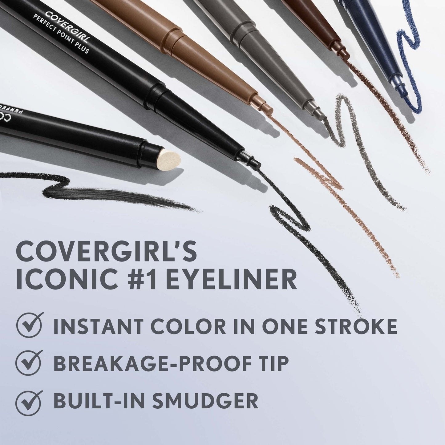 COVERGIRL Perfect Point Plus Eyeliner – Eyeliner Pencil - Toffee, 230mg