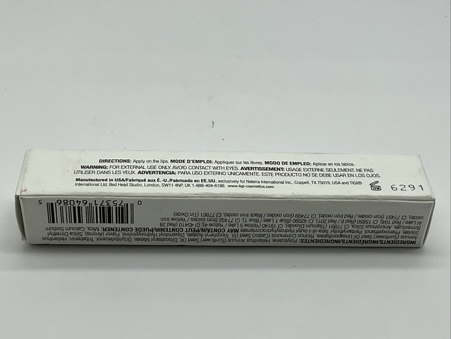 TIGI Luxe Lipgloss Professional Cosmetics 0.11oz - Queen Bee