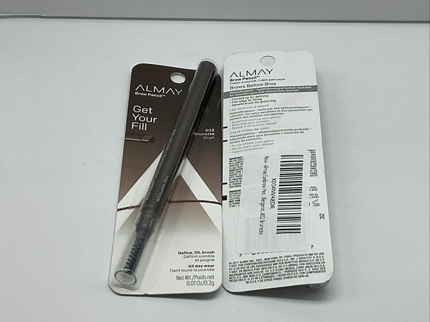 Almay Brow Pencil Get Your Fill - 802 Brunette - Set Of 2