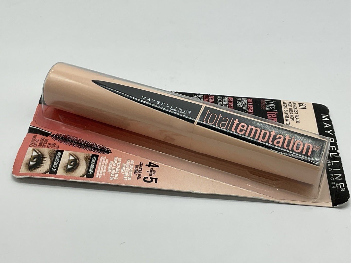 Maybelline Total Temptation Washable Mascara Soft Dense Lash - 601 Blackest