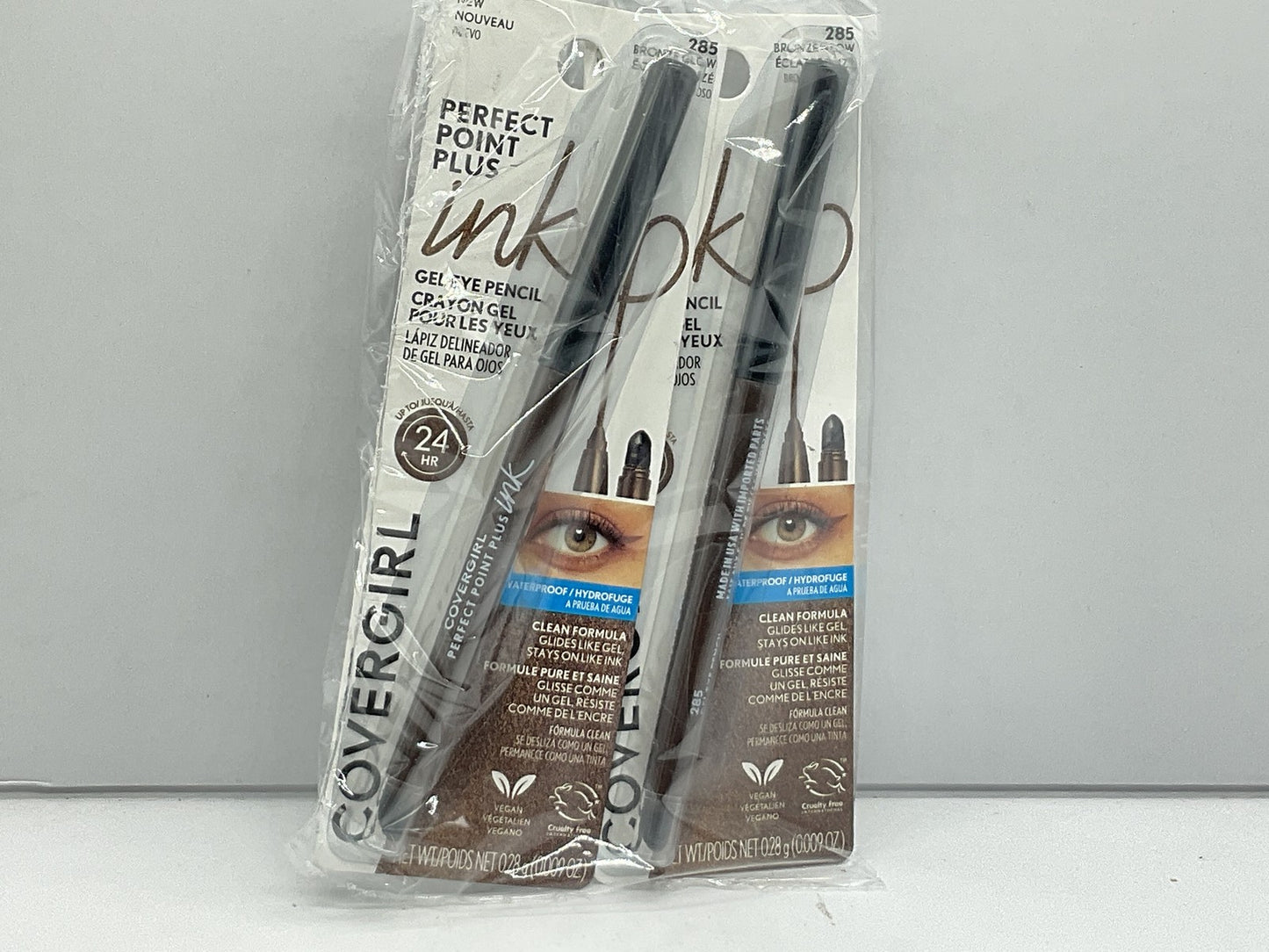 2 PACK - COVERGIRL Perfect Point Plus Ink Gel Eyeliner - 285 Bronze Glow