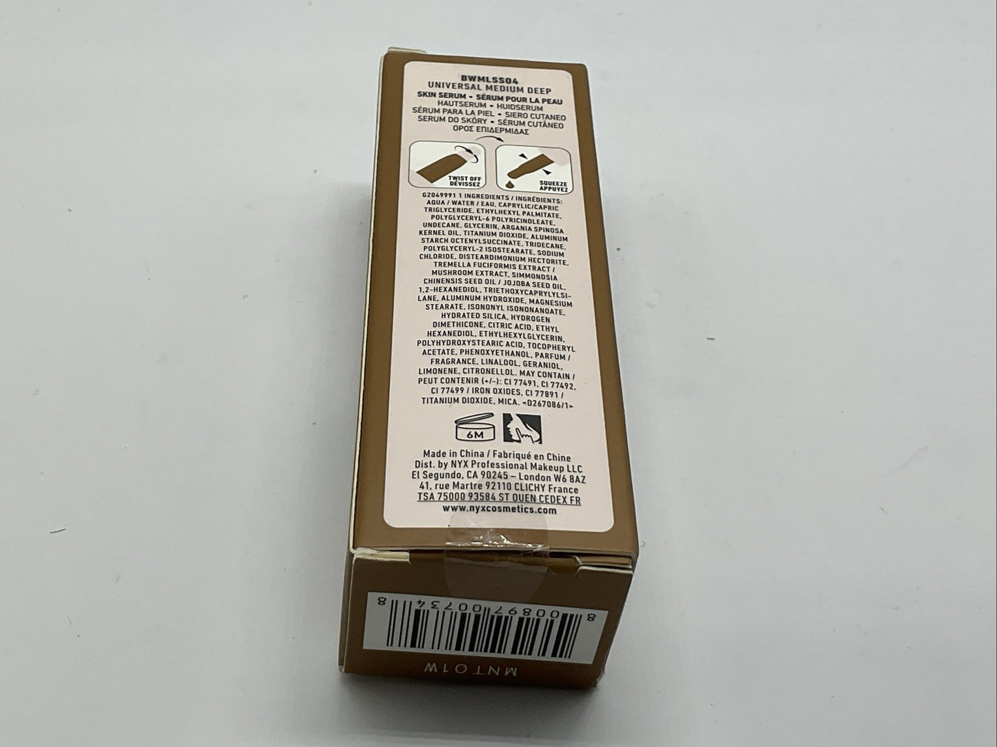 NYX Bare With Me Luminous Tinted Skin Coverage 0.42oz - Universal Medium Deep
