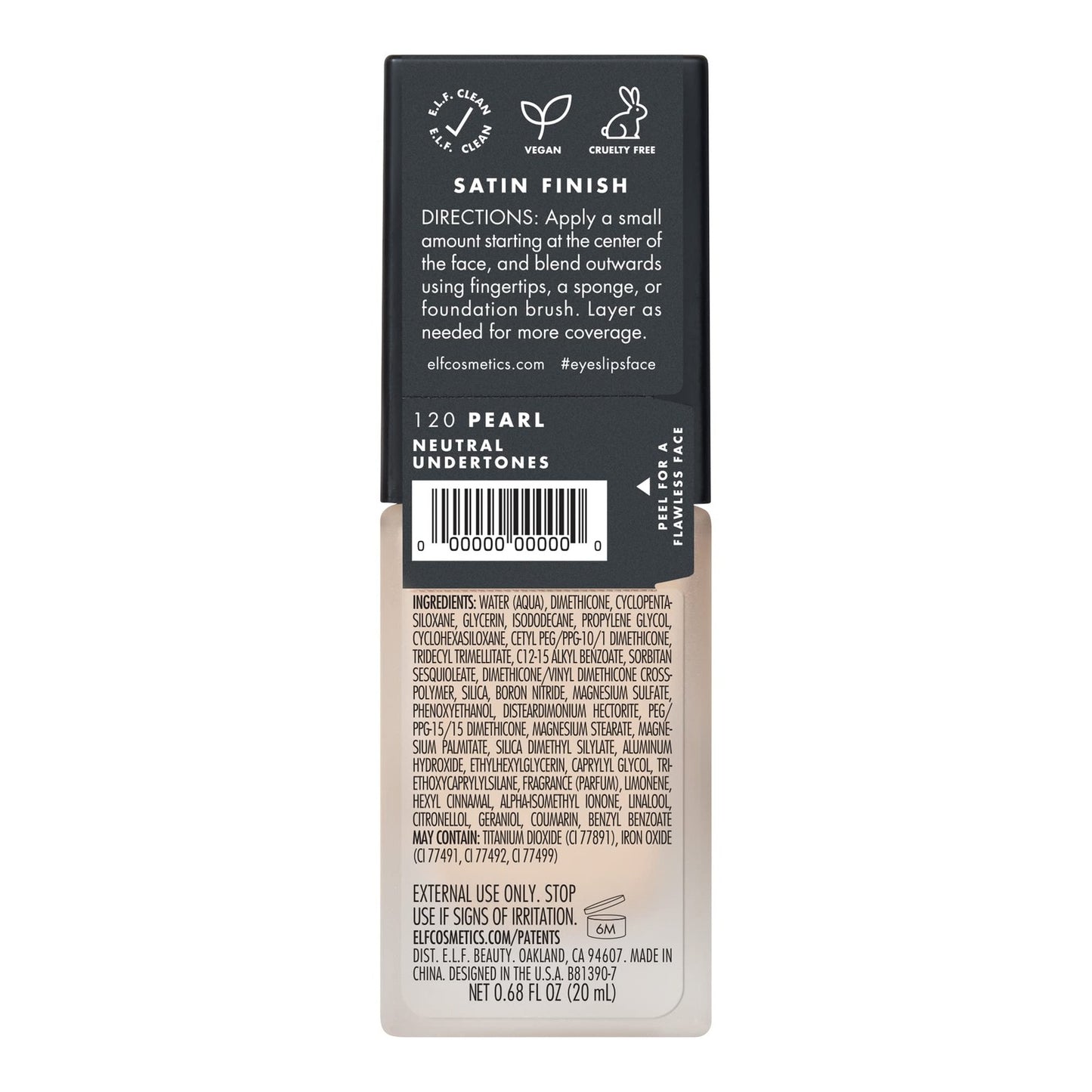 ELF Flawless Finish Foundation Medium Coverage - 120 PEARL