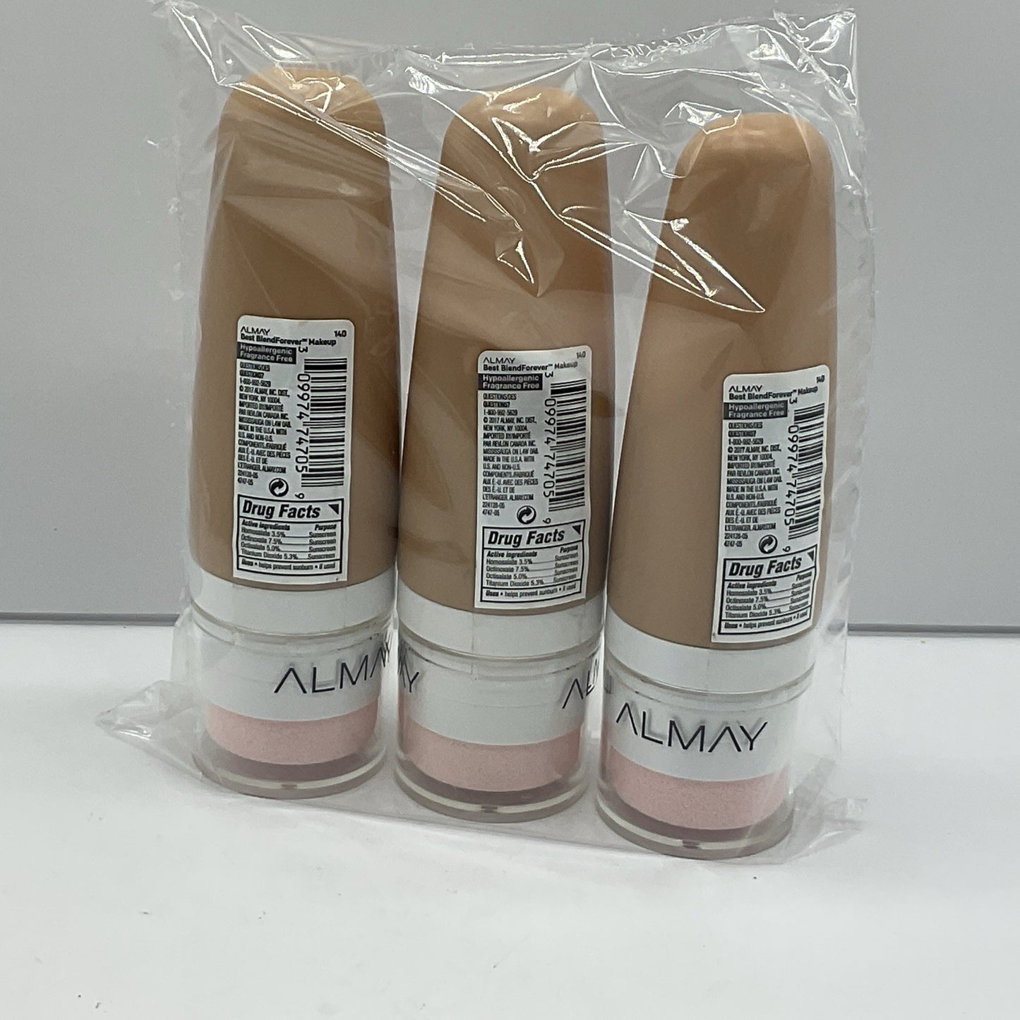 3 Pack - Almay Best Blend Forever Makeup 140 Beige