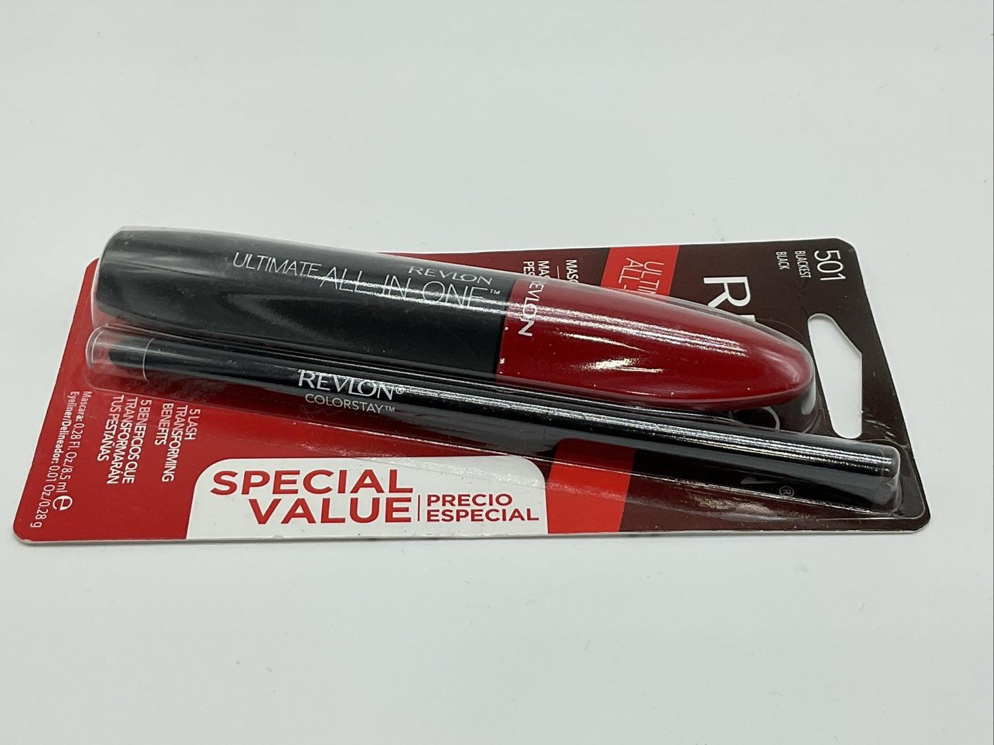 Revlon Ultimate All-in-One Mascara & Eyeliner - 501 Blackest Black