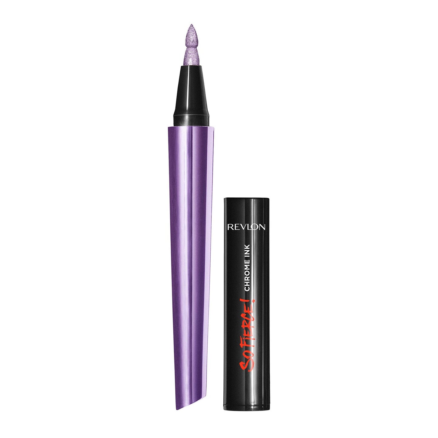 3 PACK - Revlon So Fierce! Chrome Ink Liquid Eyeliner Pen, 904 Ultraviolet Foil