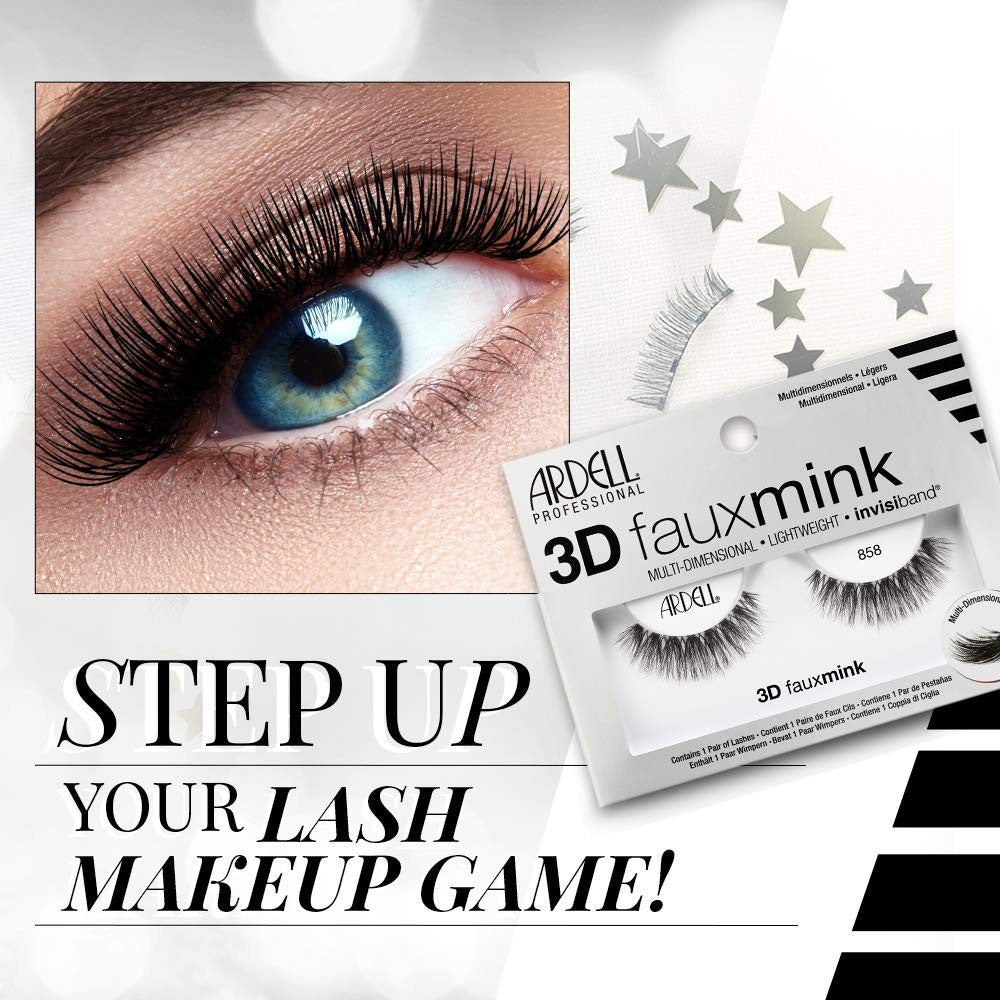 Ardell Professional 3D Faux Mink Eyelashes - 858