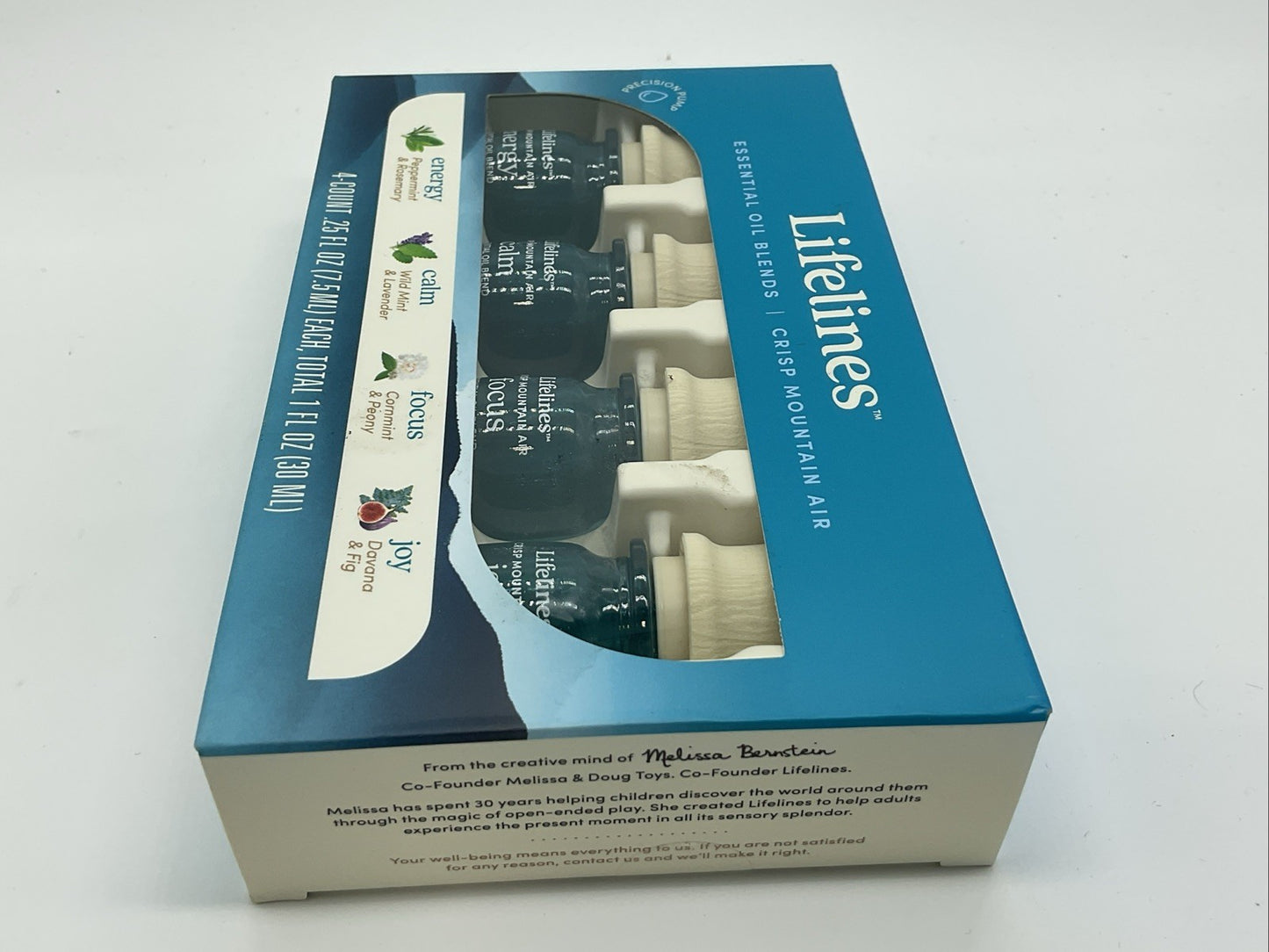 Lifelines Essential Oil Blends Mess Free Aromatherapy for Home - Crisp Mt Air