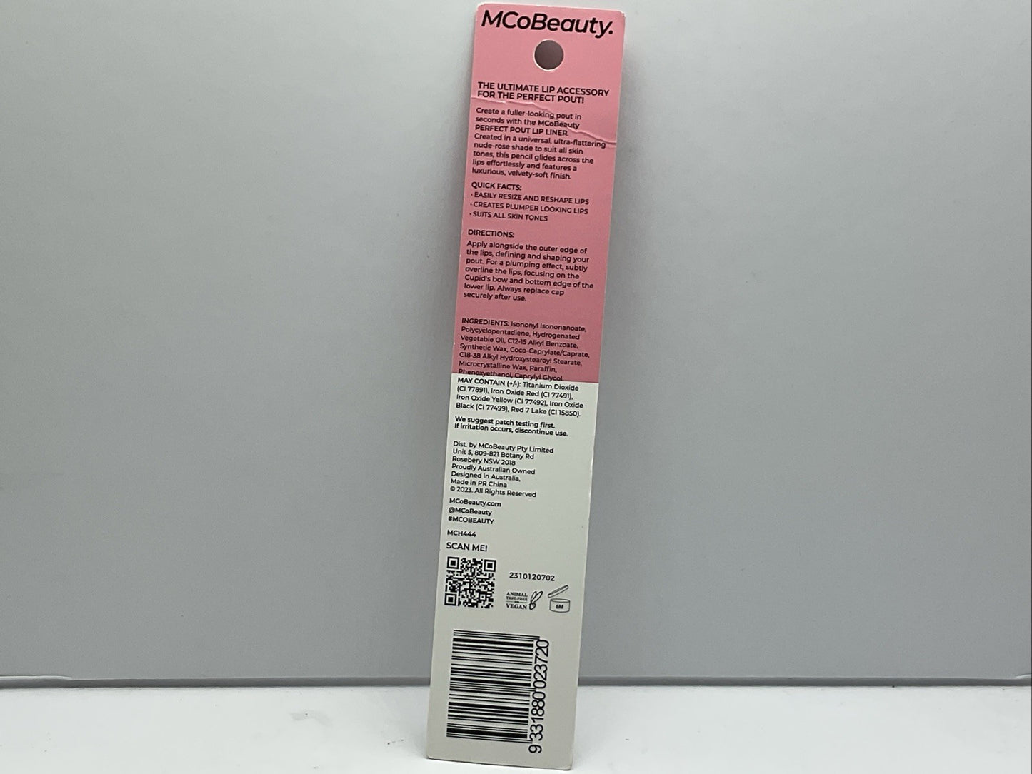 MCoBeauty Perfect Pout Lip Liner - Rose Saturn