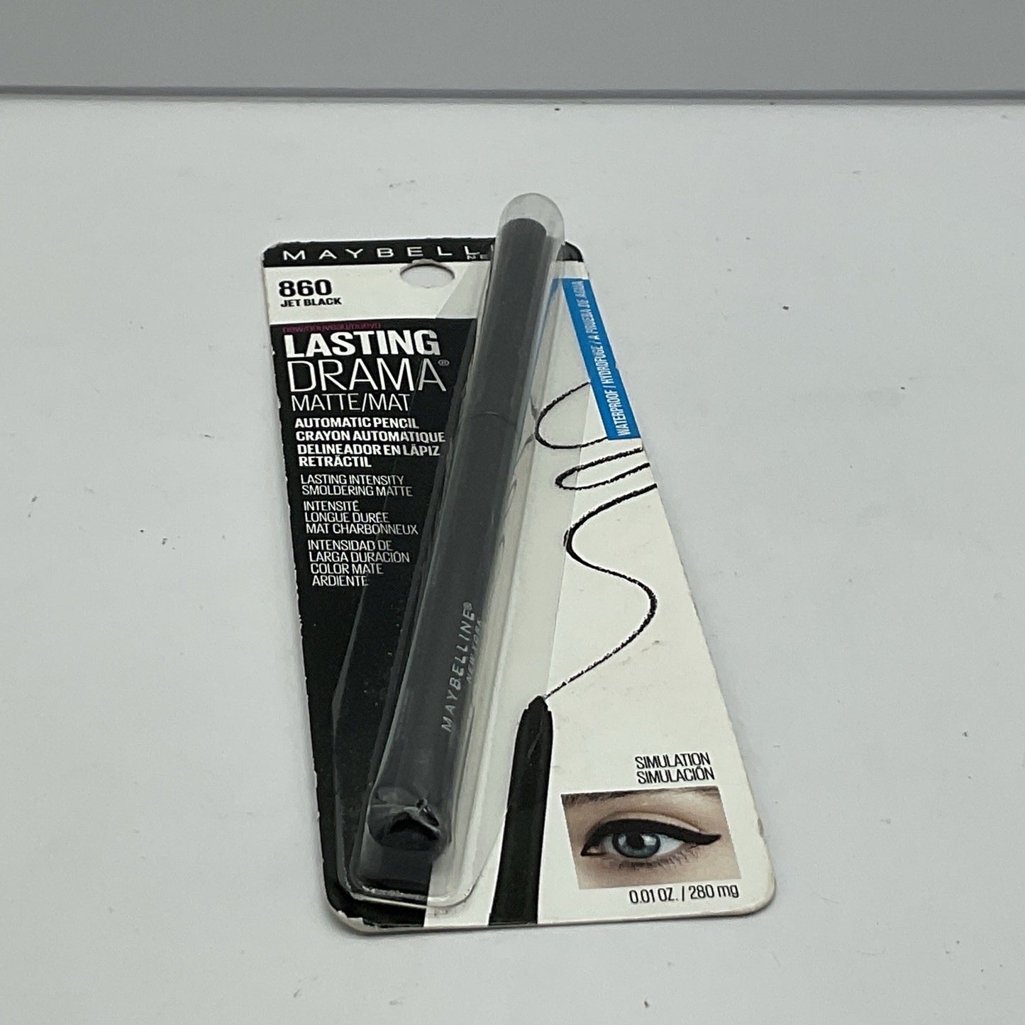 Maybelline Lasting Drama Matte Eyeliner Makeup 860 Jet Black