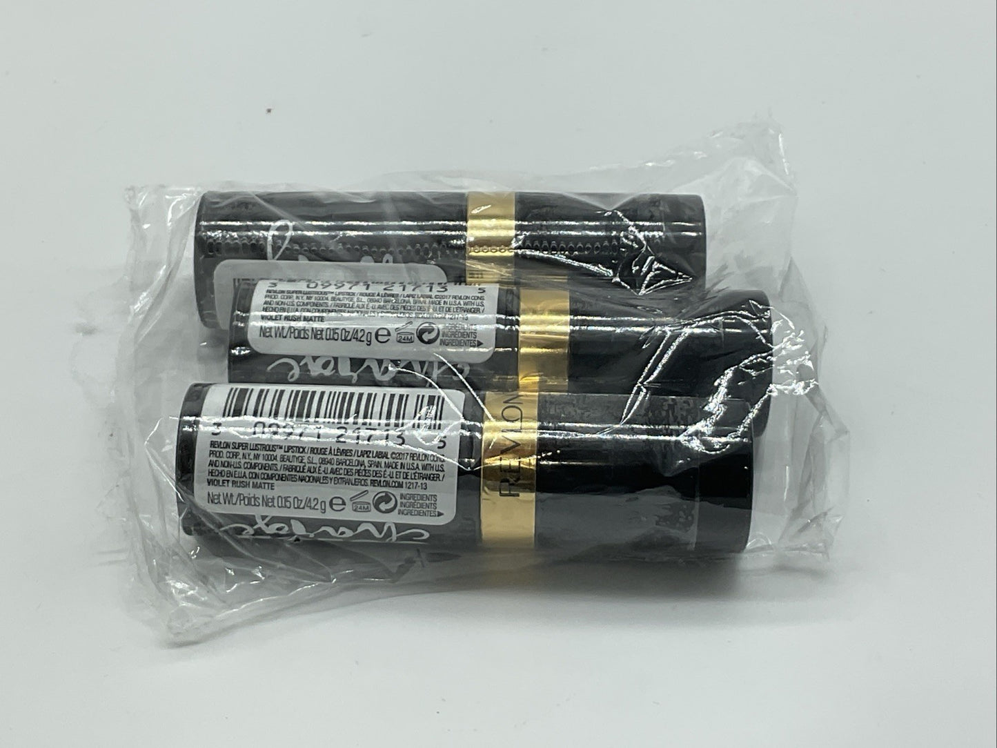 3 PACK - Revlon Super Lustrous Color Charge Lipstick - 030 Violet Rush Matte