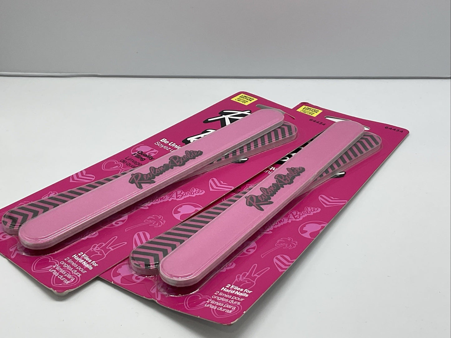 Revlon x Barbie Nail File for Hard Nails - Quality Filing - Set Of 2