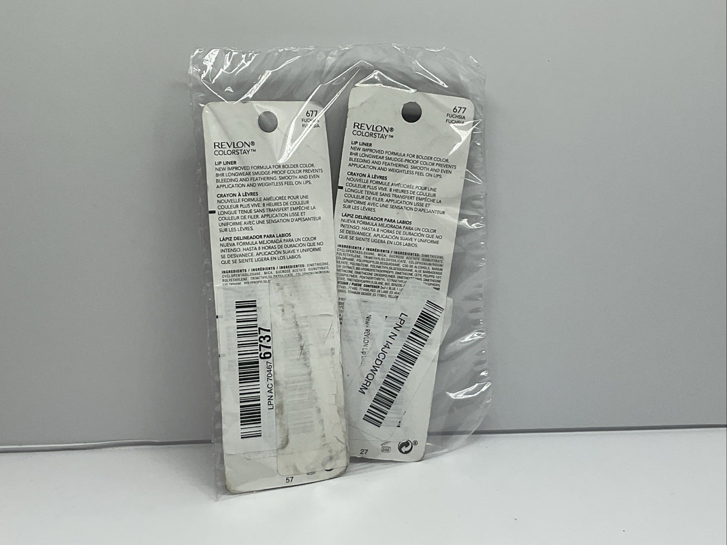 New Revlon Colorstay Longwear Lip Liner Up to 10H wear - 677 Fuchsia - Set Of 2