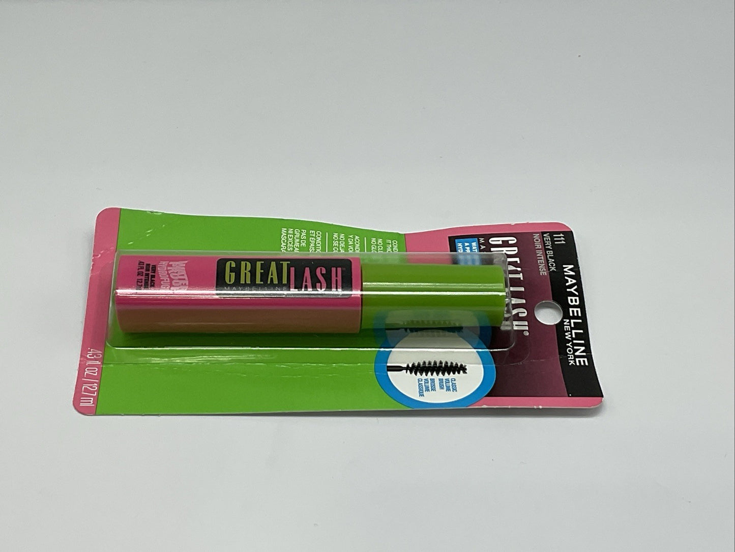 Maybelline New York Great Lash Mascara Waterproof - 111 Very Black - Single