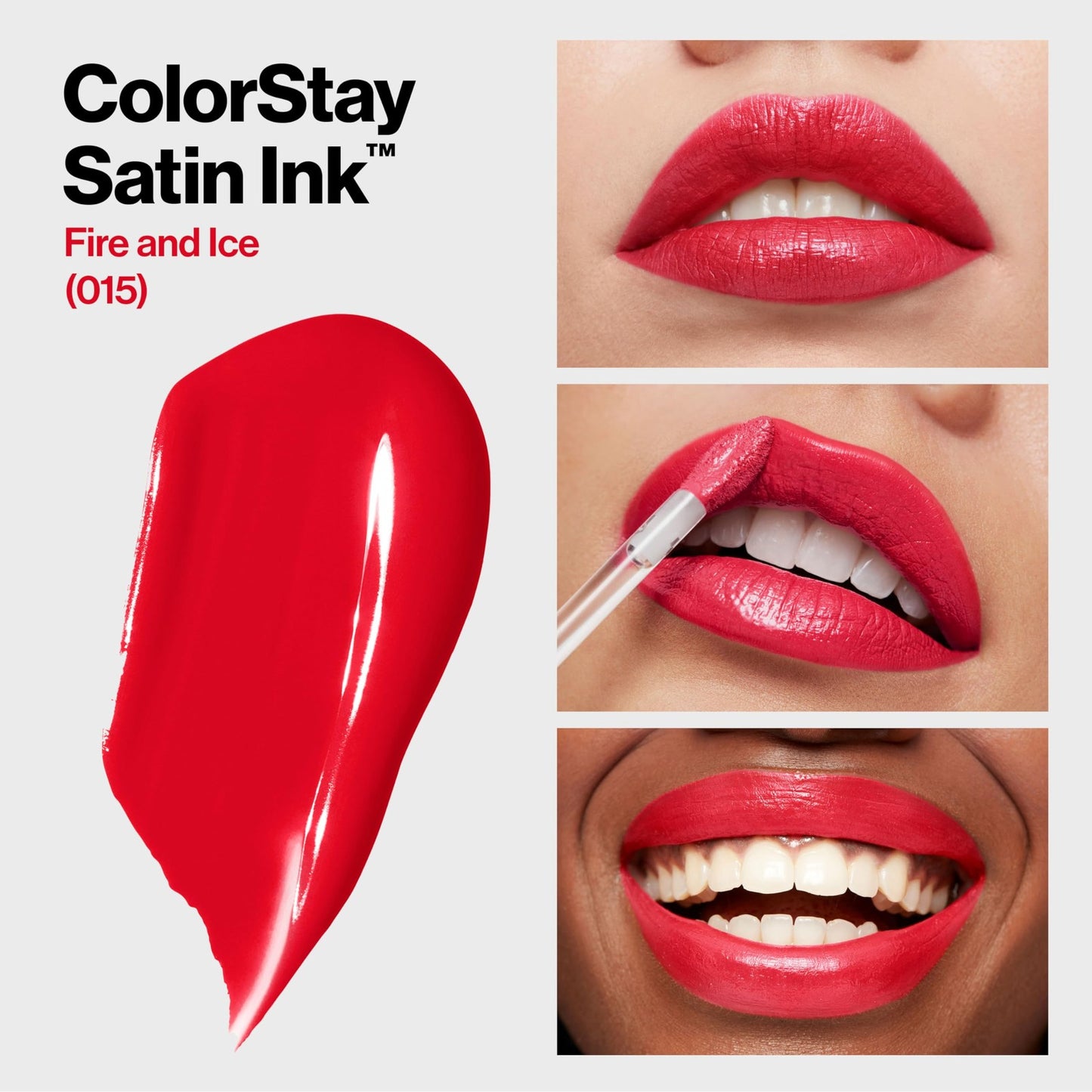 3 PACK - Revlon ColorStay Satin Ink Lipcolor - 015 Fire & Ice