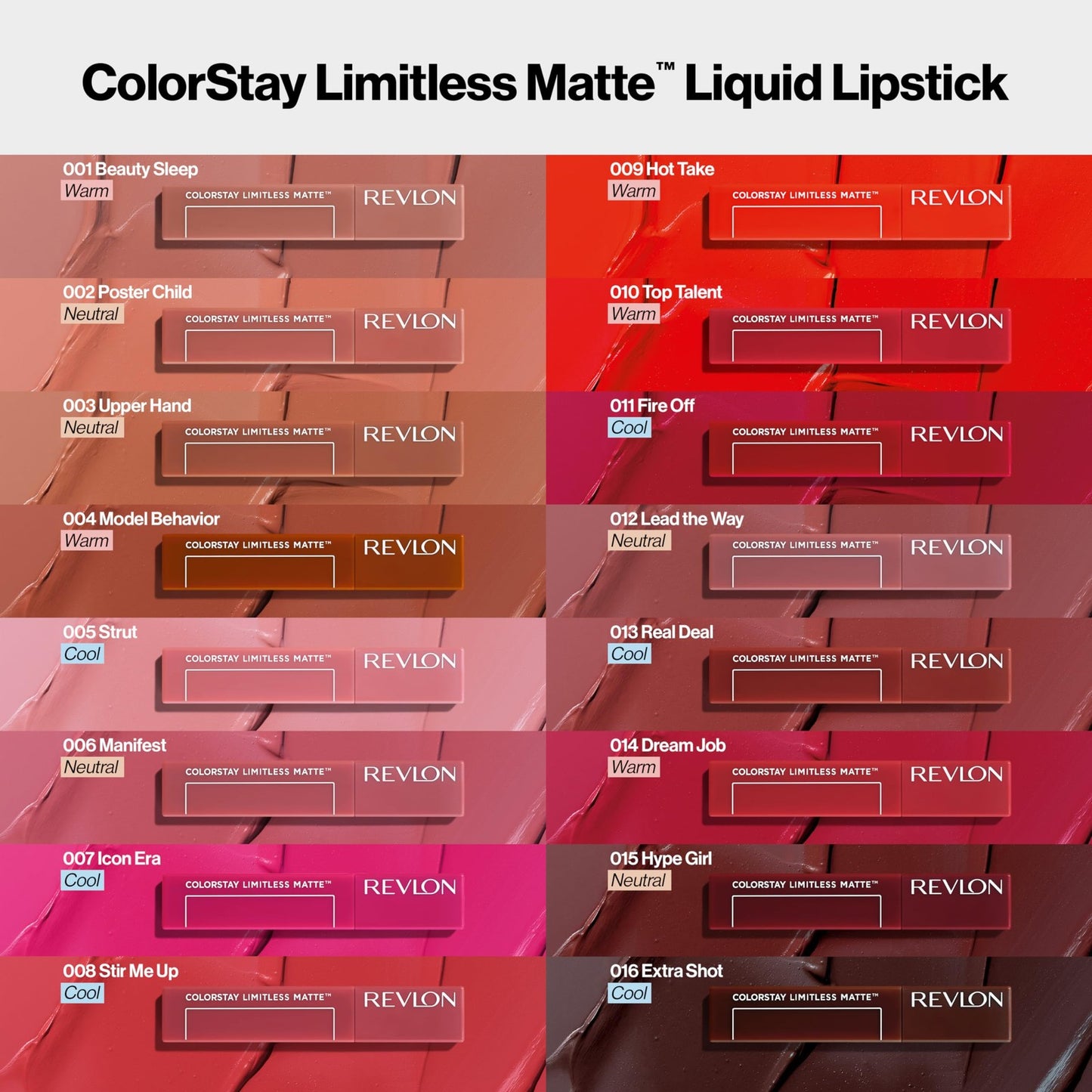 3 PACK - Revlon ColorStay Limitless Matte Liquid Lipstick - 009 Hot Take