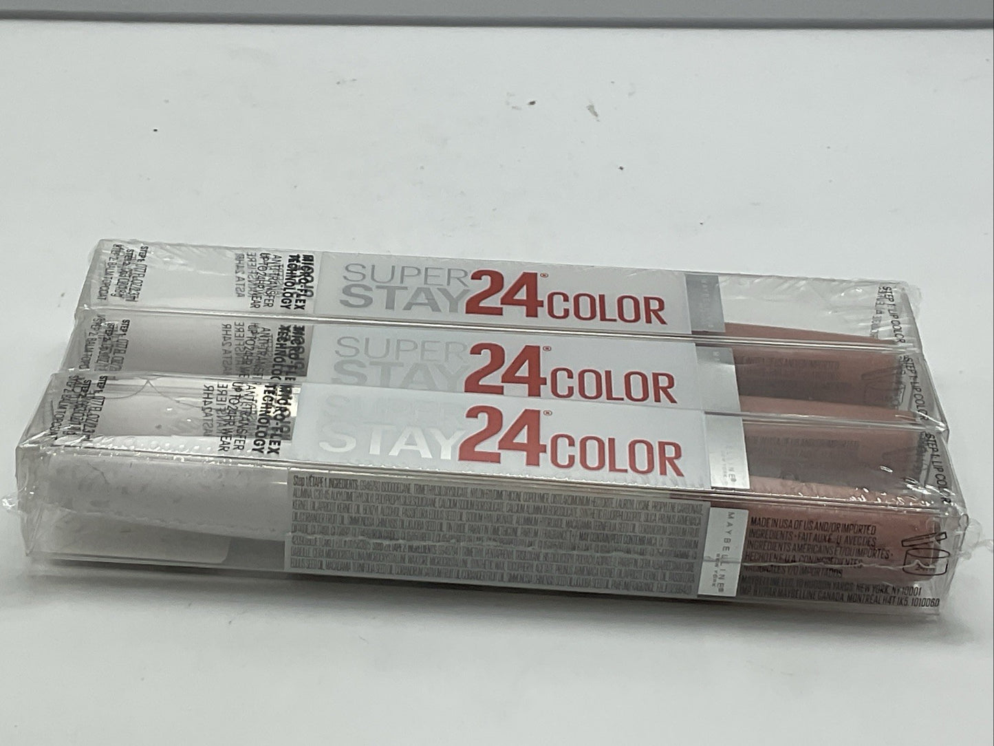 3 PACK - Maybelline SuperStay 24 HR 2-Step Liquid Lipstick - 136 Constant Toast