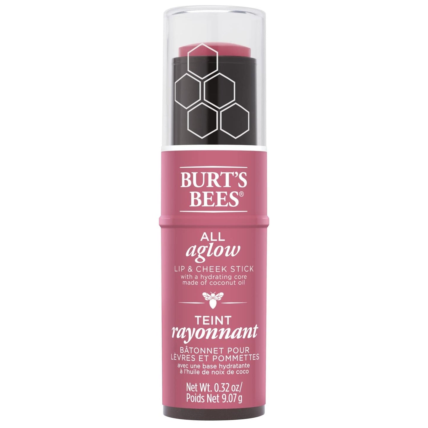Burt's Bees All Aglow Lip & Cheek Stick 1252 Blush Bay 0.32 oz
