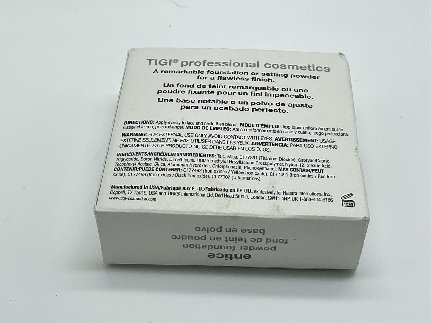 TIGI Powder Foundation 0.37 Oz - Entice