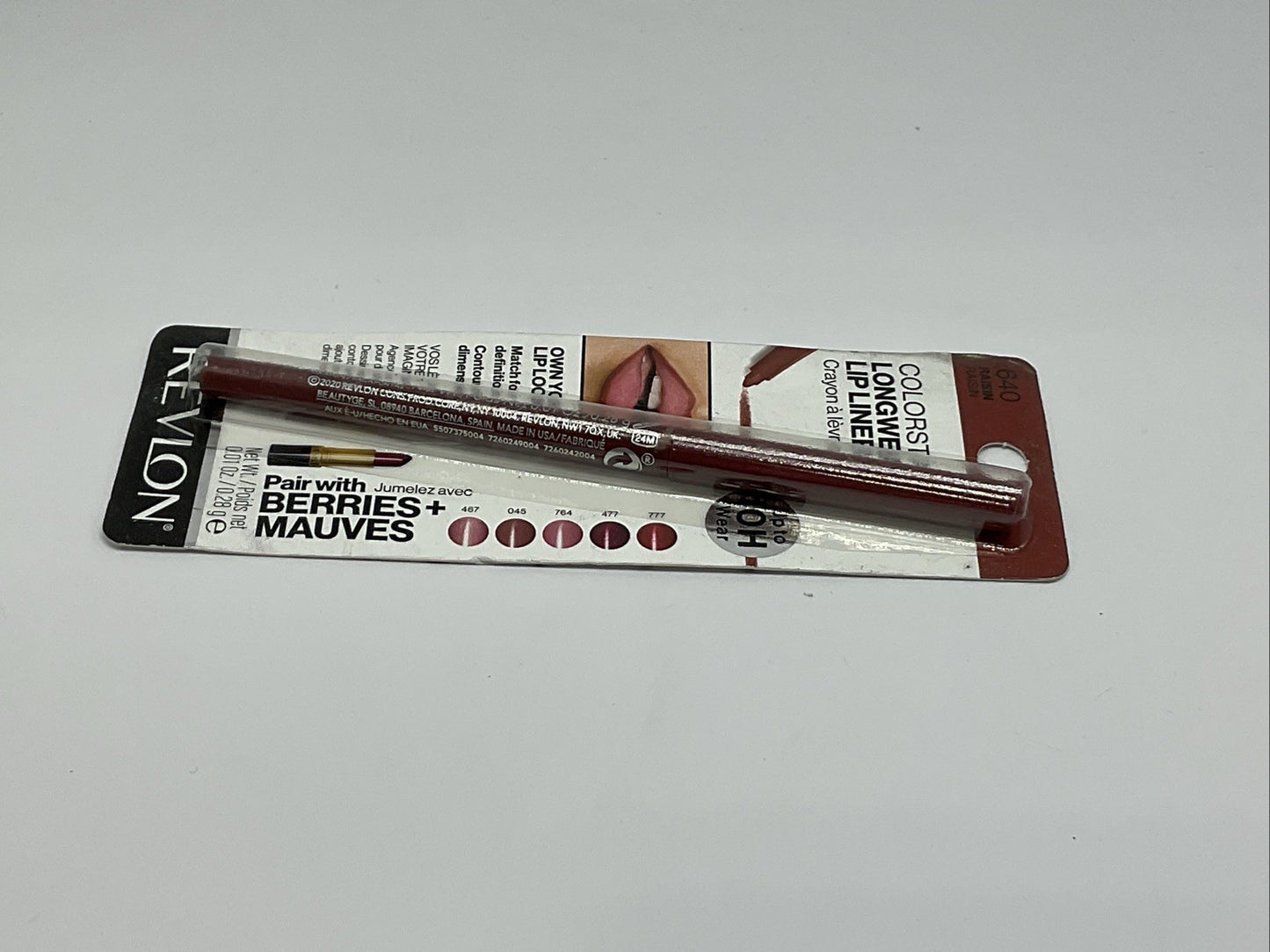 Revlon ColorStay Longwear Lip Liner Pencil - 640 Raisin - Single