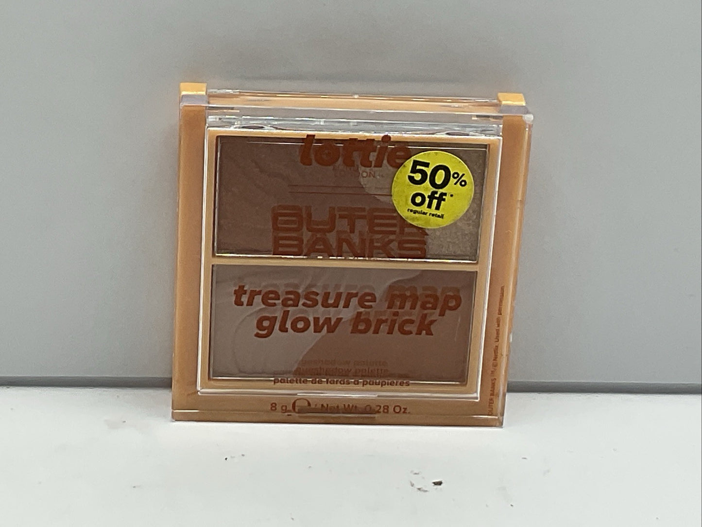 Lottie London Outer Banks 0.28oz Bronzing Face Powder - Treasure Map Glow Brick