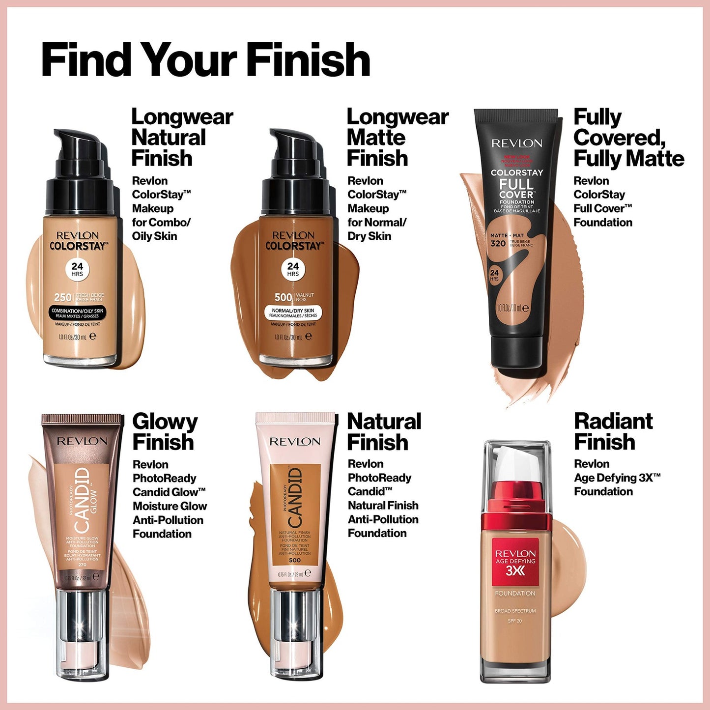 Revlon Colorstay Full Cover Foundation 24HRS Matte - 110 IVORY