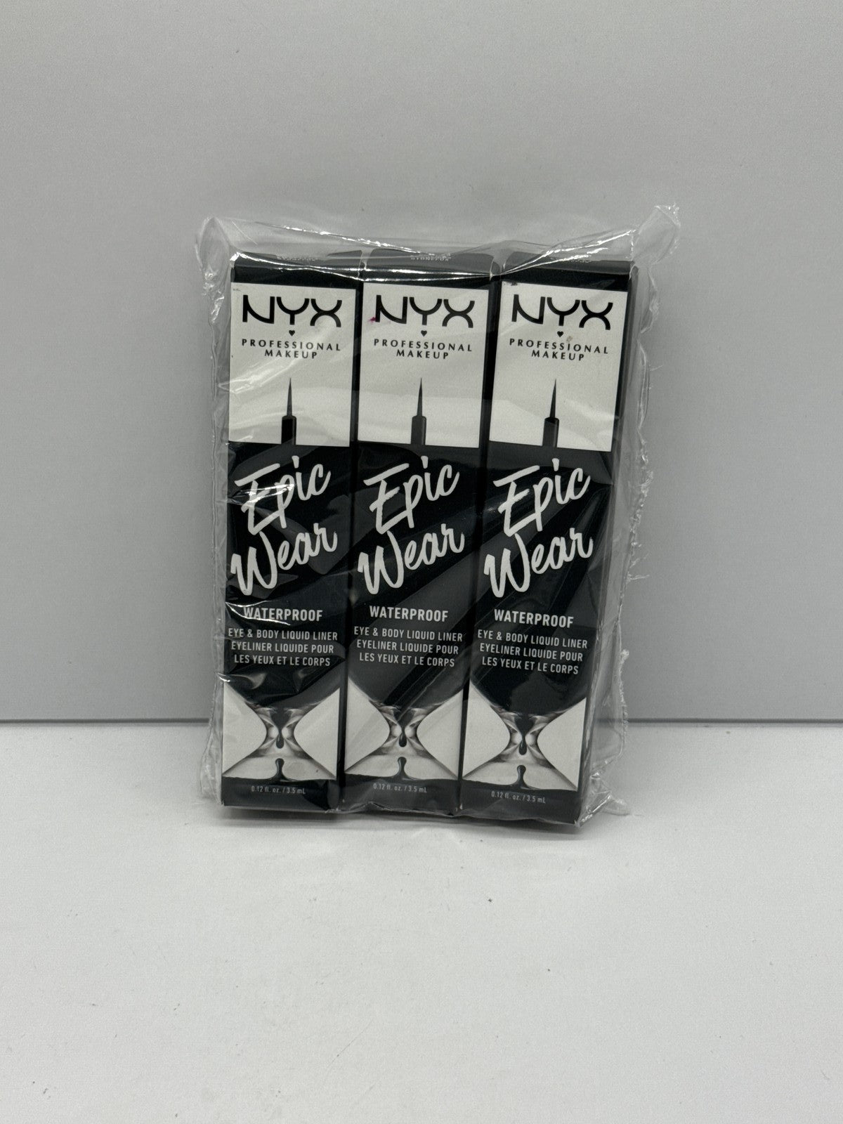 NYX PROFESSIONAL MAKEUP Epic Wear Liquid Liner, Waterproof Eyeliner, 3 pack