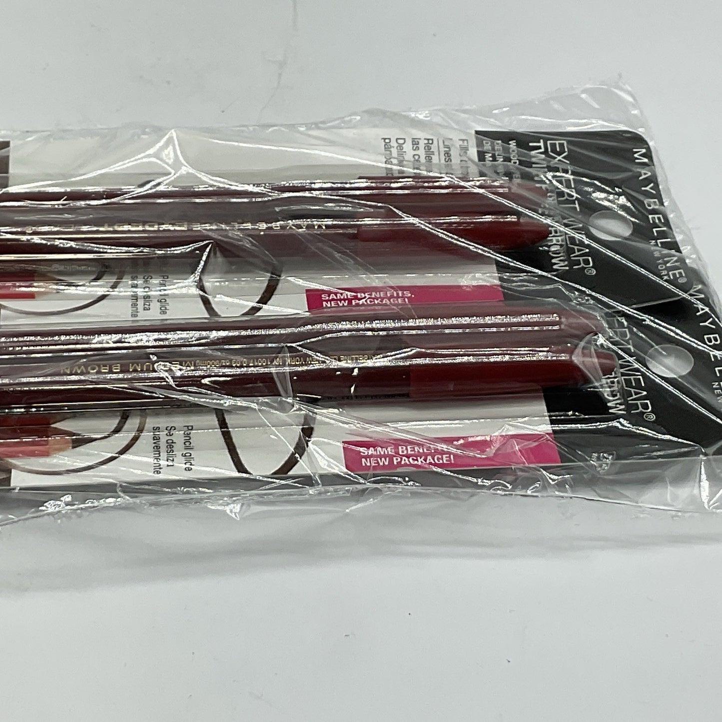 2 PACK -Maybelline Expert Wear Twin Eye & Brow Eyeliner Pencil, Medium Brown 103