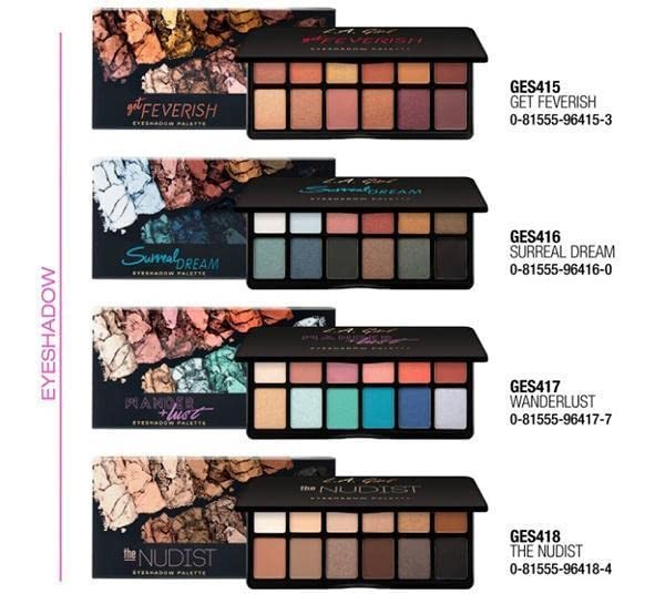 Eyeshadow Palette 0.42 oz - GES415 Get Feverish