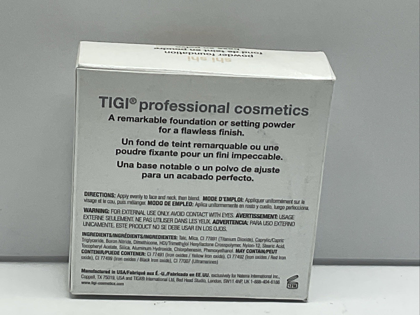 TIGI Cosmetics Powder Foundation 0.37 Ounce - Shi Shi